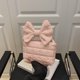 thumbnail image 4 of pstuiky Bolso bandolera de mujer con lazo plisado, bolso de hombro, color liso, 4 of 6
