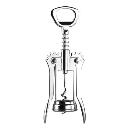 Zinc alloy Wing Corkscrew, Opener Premium All-in-one Wine Corkscrew Opener, Manual Wine Corkscrew, silvery
