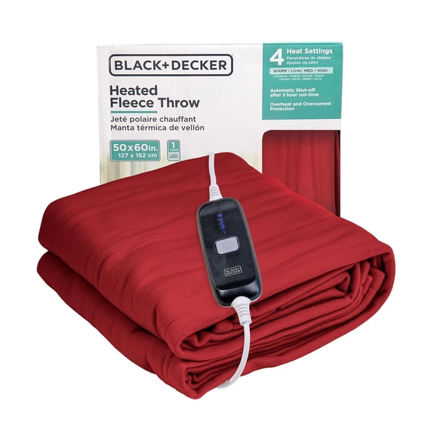 Manta Eléctrica BLACK+DECKER de Polar 127x152 cm 4 Niveles