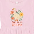 thumbnail image 4 of Inktastic One Silly Goose Cute Animal Design Girls Baby Dress, 4 of 5