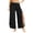 black, variant on Split Leg Yoga Pants Wide Leg Flowy Casual High Split Harem Pants Women Palazzo Trousers for Beach