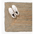 thumbnail image 2 of Hand Braided Rug Area Rug Natural Jute Grey Scalloped Rectangle Rug, 2 of 5