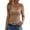 Khaki, variant on EDFBUYKRS Women Plus Size Tunic Tops Spring Round Neck Tops Long Sleeve Stripe Print Blouse Purple Sweatshirt for Ladies Xl