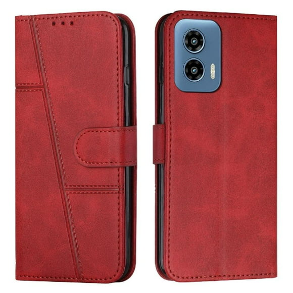 Funda Flip para FOXDOCK Motorola Moto G34 5G – Carcasa delgada y resistente a impactos con soporte para uso diario y profesional
