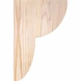 thumbnail image 3 of 5 1/2"W x 8"D x 12"H Crestline Smooth Corbel, Douglas Fir, 3 of 9