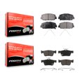 thumbnail image 1 of Positive Plus Front Rear Semi-Metallic Brake Pads Kit for Car Honda Civic KPF-100474, 1 of 8