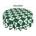 thumbnail image 3 of Nkmbld Outdoor Square Tablecloth St. Patrick's Day Tablecloth Shamrocks Washable Tablecloth Holiday Dinner Party Restaurant Table Decoration, Multicolor, 3 of 8