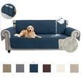 thumbnail image 6 of Sanmadrola Sofa Cover 100% Waterproof Couch Slipcovers Washable Non-Slip Furniture Protector with Pockets/Elastic Straps/Silicone Backing for Kids Pets Dogs, Aegean Blue, Sofa, 6 of 9