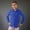 Blue, variant on RTKFRFLM Unisex Kids' Long Sleeve Button Down Shirt Classic Solid Color Lapel Collared Gentleman's Top Fashionable Formal Dress Shirt for Boys and Girls School Uniform Size 4-16 Years