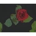 thumbnail image 1 of Lars Contzen Martrics, Modern Graphical Flock Black Wallpaper Roll, 1 of 2