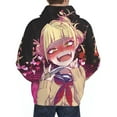 thumbnail image 6 of My Hero Academia Himiko Toga Mens Active Sweatshirts Cozy Hoodie 3d Graphic Sweater Casual Winter Clothes Tops Coat Xx-Large, 6 of 7