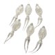 thumbnail image 2 of 6 unids / set señuelos de pesca vívidos cebos para lubina ojos 3D señuelo de cola dividida de PVC suave Crankbaits cebos de cola de horquilla Transparente Soledad Cebo para señuelos de pesca, 2 of 10