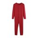 thumbnail image 2 of Men's Full Body Long Johns Night Pajamas - Perfect Red, 2 of 4