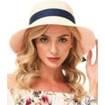 thumbnail image 3 of Beach Hats for Women - Sun Hat Womens UPF 50+, Beach Hat Packable Sun Hat Women Roll Up, Wide Brim Straw Hat for Women, 3 of 7