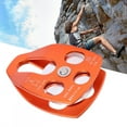 thumbnail image 3 of Polea Simple Grande De 30KN, Polea De aleación Con Placa Lateral Deslizante De Polea De Rodamiento Para Rescate En Montaña, 3 of 7