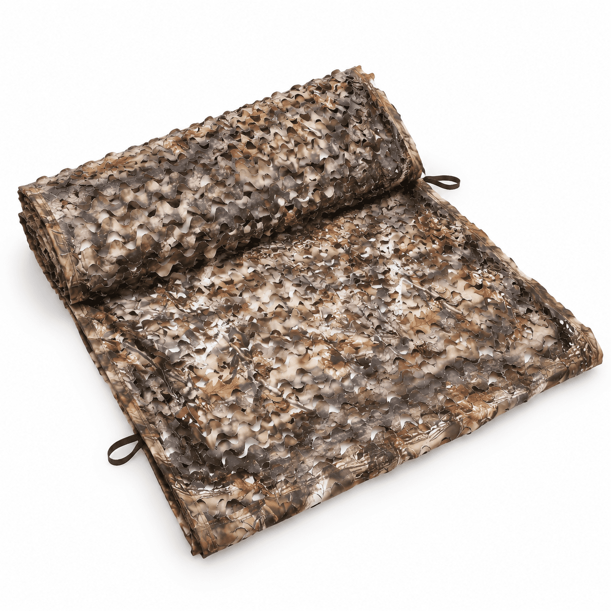 Brown Camo Netting 5x20ft for Blinds Tree Stands and Turkey Gear