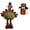 Green, variant on Thanksgiving Turkey Figure Dolls with Telescopic Legs Fireplaces Decors Boutique Window Display Harvest Festival Ornament