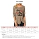 thumbnail image 5 of Blusa Estampado Cuello Redondo Dobladillo Irregular Botón Manga Larga Tops De Moda Para Mujer Albaricoque S, 5 of 5