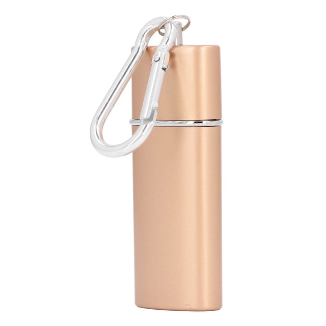 Portable Mini Ashtray Keychain, Large Opening Mini Portable Pocket Ashtray For For Car Black,Red,Gold,,Silver