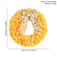 thumbnail image 3 of RKSTN A Hanging Wreath For Front Door Welcome Sign Summer Spring Door Wreath Decoration Outdoor Kitchen Yellow Wreath Floral Home Decor Sunflower Wreath, 3 of 4