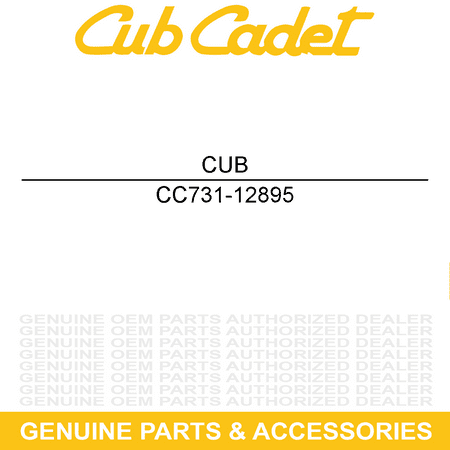 CUB CADET 731-12895 Steering Column Cover RZT SX 42 46 50 54 FAB