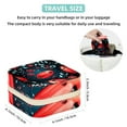 thumbnail image 5 of Ladybird Travel Portable Square Jewelry Box with Necklace Organizer, Earring Organizer, and Display Case - Ideal for Rings, Earrings, Necklaces, Bracelets, and More - Suitable for Girls and Women, 5 of 6