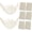 Beige-6 Pcs, variant on ABCISI 3 PCS Natural Fish Net, 80 x 40 in Cotton Nautical Decorative Fishing Net, Beach Wall Hanging Fishnet for Hawaiian Mermaid Party, Photo Display, Coastal Home Decor