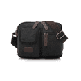 thumbnail image 1 of Bolso Crossbody Bolsa Bandolera Para Hombre Y Mujer De Lona Negro, 1 of 4