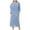 Blue, variant on qolati Women Plush Long Robe Fuzzy Fleece Zip Up Hooded Bathrobe Sleepwear Winter Soft Nightgown Spa Party Robe with Belt Loungewear