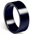 thumbnail image 4 of EOEMY 8mm Stainless Steel Brushed Band Men Women Wedding Ring Silver/Gold/Black Sz6-13, 4 of 7