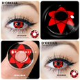 thumbnail image 1 of Lentes de contacto coloridos para Halloween, lentes de Ojos de Anime, Cosplay, multicolor, rojo, 2 piezas, 1 of 4