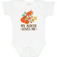 thumbnail image 3 of Inktastic Auntie Loves Me Woodland Fox Boys or Girls Baby Bodysuit, 3 of 5