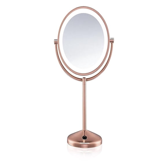 Espejo Conair de iluminación led rose gold