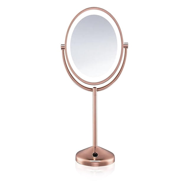 Espejo Conair de iluminación led rose gold