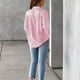 thumbnail image 4 of Camisa tipo cárdigan informal,Camisa a rayas para mujer con camisa de manga larga Cárdigan a rayas Rendimiento de primer nivel, 4 of 6