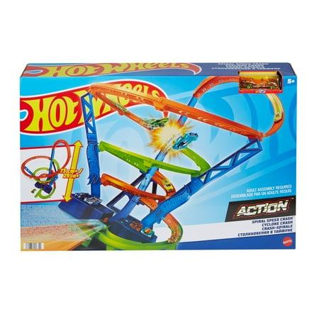 Hot Wheels - Action Spiral Speed CrashTrack Set