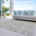 thumbnail image 6 of Addison Rugs Chantille Indoor/Outdoor Transitional Geometric Putty Washable Rectangle Rug, 9' x 12', 6 of 6
