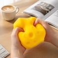 thumbnail image 4 of Fake Food Cheese Squishy, 10cm Jumbo Squeeze Block Coworker Exchange Gift (1 Pc), 4 of 9