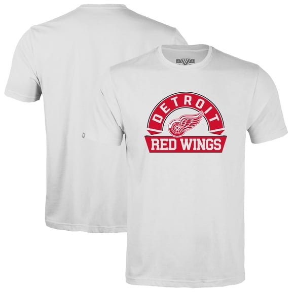 Youth Levelwear White Detroit Red Wings Little Richmond Banner Arch T-Shirt