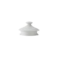 thumbnail image 1 of Tuxton CHT-170L Vitrified China Coffee &amp; Tea Pot Lid Porcelain White - 1 Dozen, 1 of 1