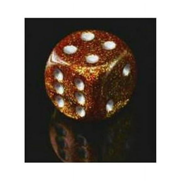 Chessex DND Dice Set D&D Dice-12mm Glitter Gold and Silver Plastic Polyhedral Dice Set-Dungeons and Dragons Dice Includes 36 Dice