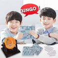 thumbnail image 5 of Party Bingo Game Ball With 12 Cards 90 Bingo Revolving Balls Dispenser Prop, 5 of 5