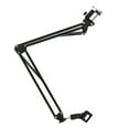 thumbnail image 1 of Soporte de Micrófono Ajustable Bling Bling Soporte de Escritorio Plegable Negro, 1 of 14