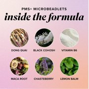 PMS Support for Women | Microbeadlets for PMS Relief, Hormone Balance & Period Relief | Chasteberry & Dong Quai | 30 Ct
