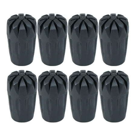 Raindrops 8Pcs Rubber Trekking Pole Tips Hiking Walking Sticks Caps