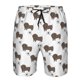 thumbnail image 3 of Balery Dachshund Dog Traje de Baño Estilo Hawaiano para Hombre, Shorts de Secado Rápido con Bolsillos-Medium, 3 of 6