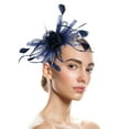 thumbnail image 1 of Chapeaux pour Femmes, Chapeau à Fleurs pour Fête de Thé, Cocktail, Mariage, Église, 1 of 3
