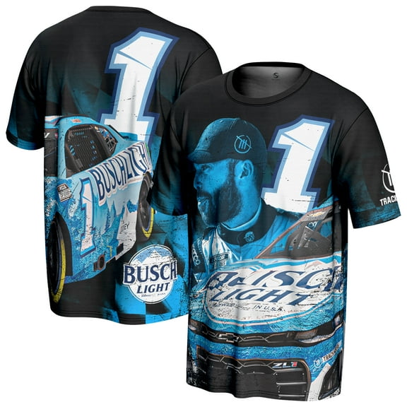 Men's ProSphere  Black Ross Chastain All Over Print T-Shirt