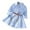 Blue, variant on Baby Girls Dress New Year Qipao 𝐕intage Chinese Cheongsam Princess 𝐂ostume Cotton Clothes Toddler Lapel Collar Long Sleeve Striped Dress