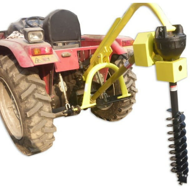 Titan 30HP HD Steel Fence Posthole Digger w/9" Auger 3 Point Tractor